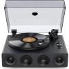 image1 by ONE High Fidelity Record Player AllinOne Turntable with Built in Speakers Phono Preamp Magnetic AT3600L Cartridge RCA Output Belt Drive 2Speed Piano Lacquer GreyGrey
