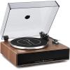 image1 by ONE High Fidelity Record Player AllinOne Turntable with Built in Speakers Phono Preamp Magnetic AT3600L Cartridge RCA Output Belt Drive 2Speed Piano Lacquer GreyBrown