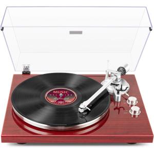 image1 by ONE Belt Drive Turntable with Bluetooth Connectivity Builtin Phono Preamp USB Digital Output Vinyl Stereo Record Player with Magnetic Cartridge 33 or 45 RPMRecord Player