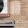 image1 by ONE Fully Automatic BeltDrive Turntable Wireless Vinyl Record Player with Automatic Repeat Function Remote Control Phono Preamp AT3600L Cartridge 3345 RPM