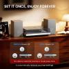 image1 BY ONE Fully Automatic Record Player HiFi Vinyl Turntable with Automatic Repeat Function Bookshelf Speakers Remote Control Builtin Phono Preamp amp DSP AT3600L Cartridge Belt Drive 2Speeds