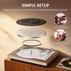 image1 BY ONE Fully Automatic Record Player HiFi Vinyl Turntable with Automatic Repeat Function Bookshelf Speakers Remote Control Builtin Phono Preamp amp DSP AT3600L Cartridge Belt Drive 2Speeds